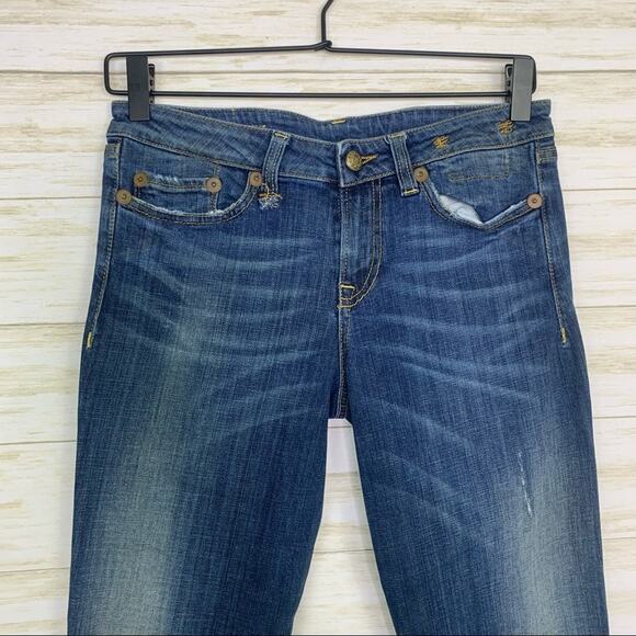R13 Mid Rise Skinny Leg Jeans - Picture 3 of 8